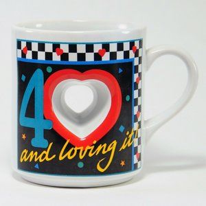 See Through “40 and Loving It!” Birthday Mug